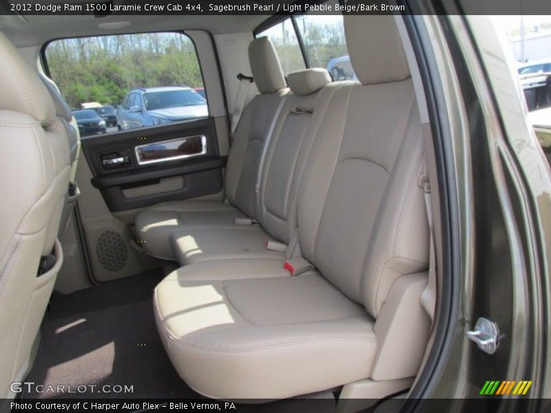 Rear Seat of 2012 Ram 1500 Laramie Crew Cab 4x4