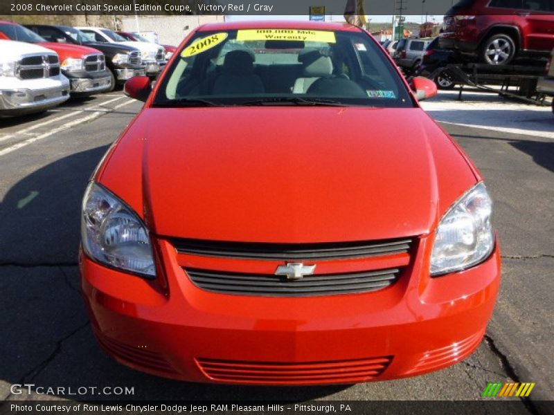 Victory Red / Gray 2008 Chevrolet Cobalt Special Edition Coupe