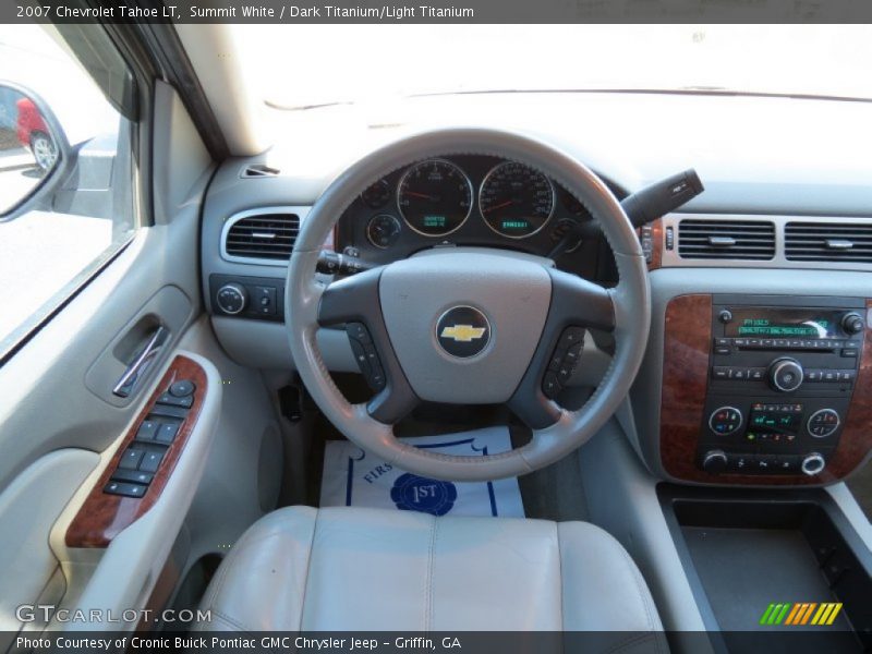 Summit White / Dark Titanium/Light Titanium 2007 Chevrolet Tahoe LT