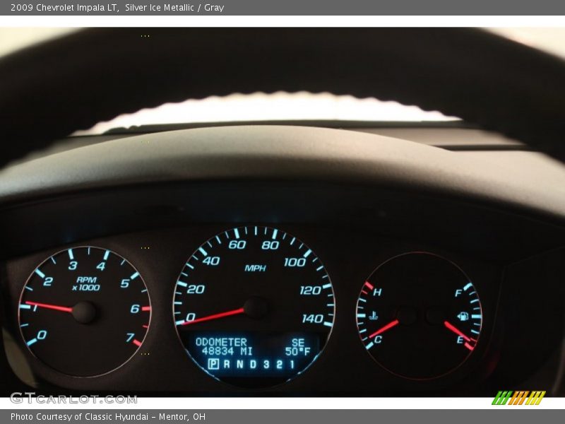 Silver Ice Metallic / Gray 2009 Chevrolet Impala LT