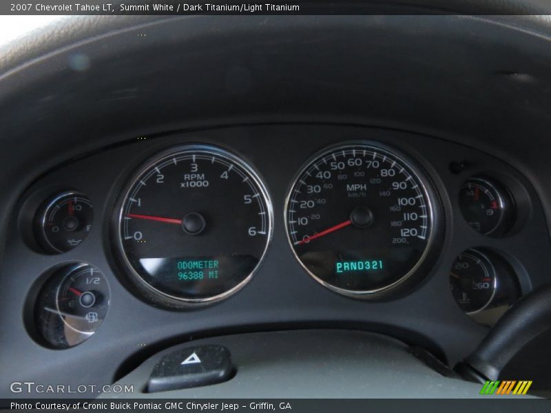 Summit White / Dark Titanium/Light Titanium 2007 Chevrolet Tahoe LT