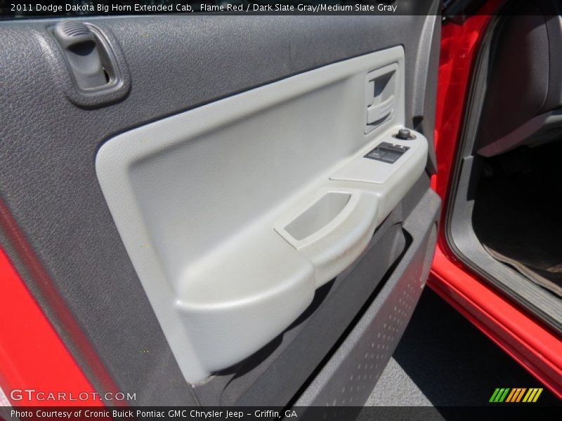 Flame Red / Dark Slate Gray/Medium Slate Gray 2011 Dodge Dakota Big Horn Extended Cab