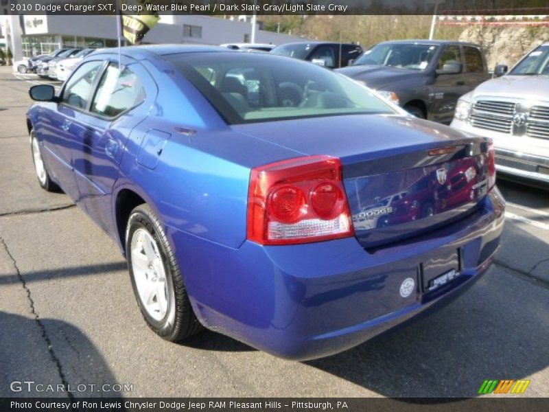 Deep Water Blue Pearl / Dark Slate Gray/Light Slate Gray 2010 Dodge Charger SXT