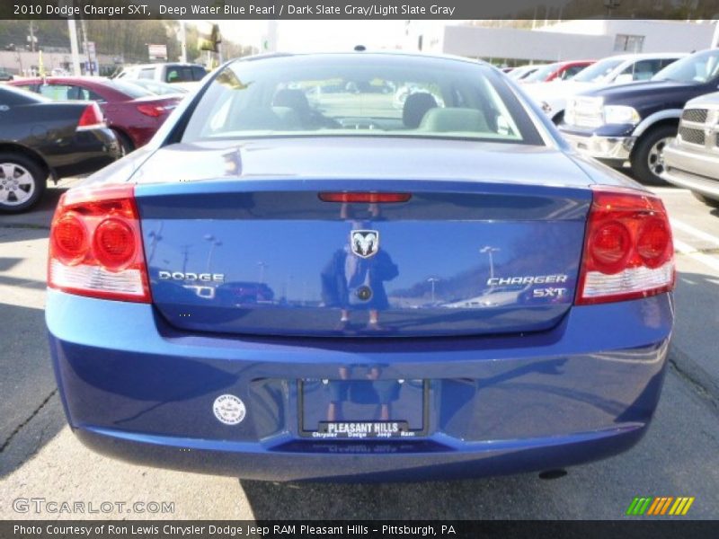 Deep Water Blue Pearl / Dark Slate Gray/Light Slate Gray 2010 Dodge Charger SXT
