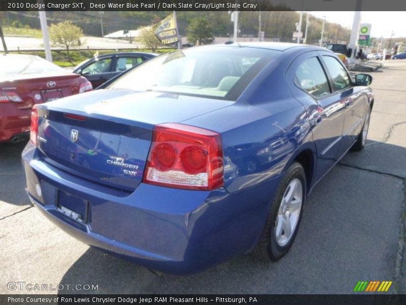 Deep Water Blue Pearl / Dark Slate Gray/Light Slate Gray 2010 Dodge Charger SXT