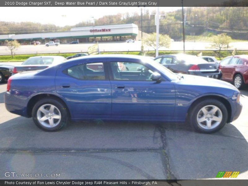 Deep Water Blue Pearl / Dark Slate Gray/Light Slate Gray 2010 Dodge Charger SXT