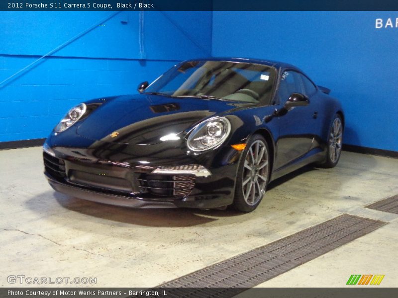 Black / Black 2012 Porsche 911 Carrera S Coupe