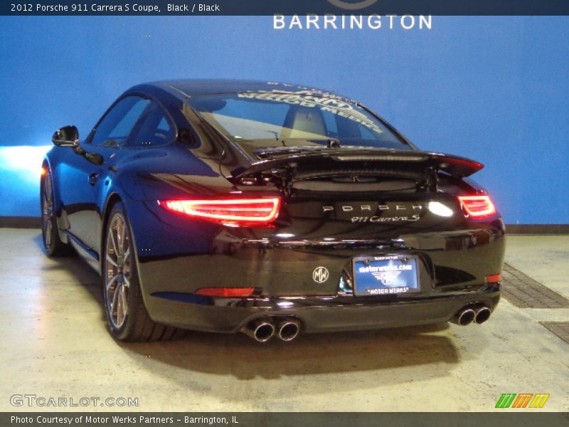 Black / Black 2012 Porsche 911 Carrera S Coupe