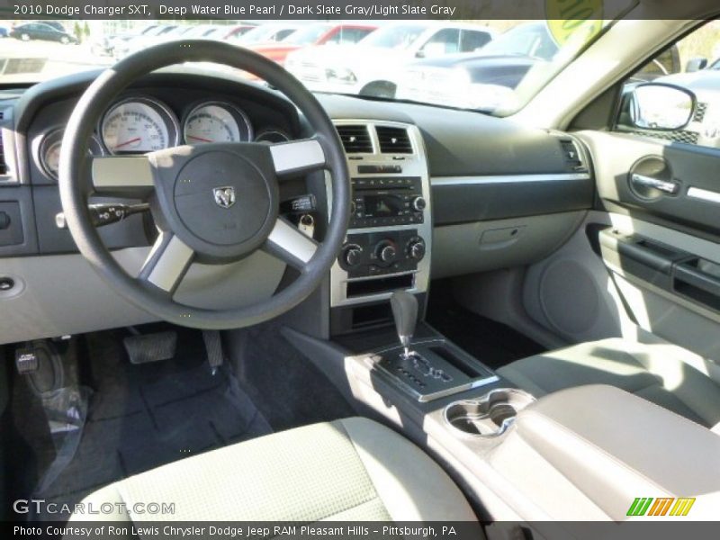 Deep Water Blue Pearl / Dark Slate Gray/Light Slate Gray 2010 Dodge Charger SXT