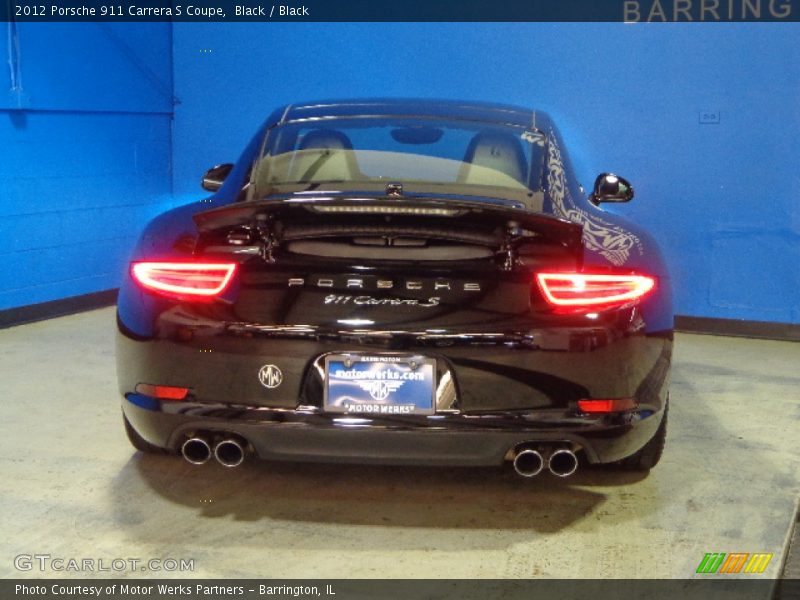 Black / Black 2012 Porsche 911 Carrera S Coupe