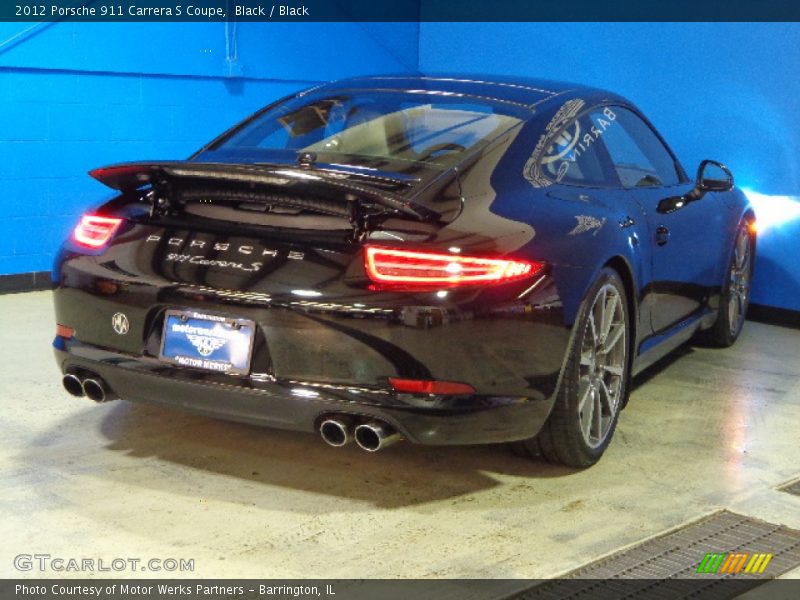 Black / Black 2012 Porsche 911 Carrera S Coupe