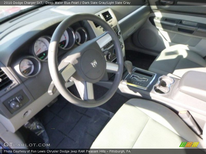 Deep Water Blue Pearl / Dark Slate Gray/Light Slate Gray 2010 Dodge Charger SXT