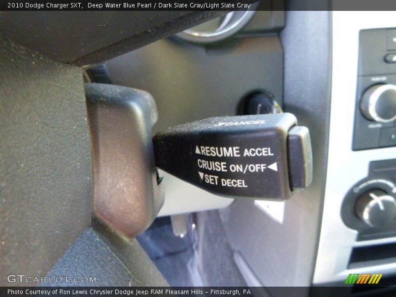 Deep Water Blue Pearl / Dark Slate Gray/Light Slate Gray 2010 Dodge Charger SXT