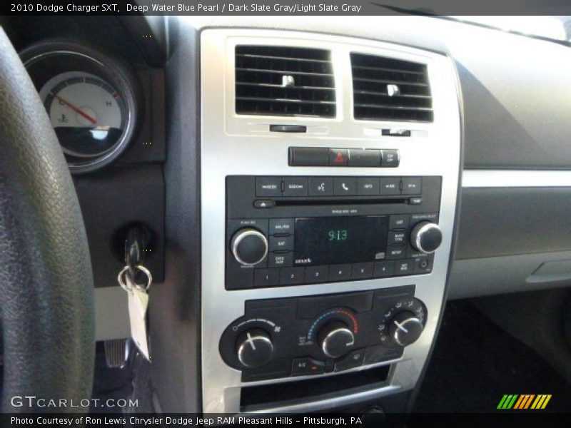 Deep Water Blue Pearl / Dark Slate Gray/Light Slate Gray 2010 Dodge Charger SXT