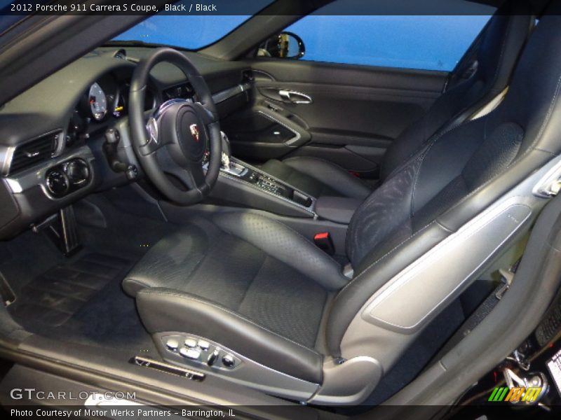 Black / Black 2012 Porsche 911 Carrera S Coupe