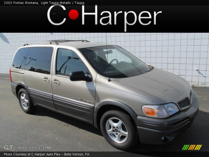 Light Taupe Metallic / Taupe 2003 Pontiac Montana