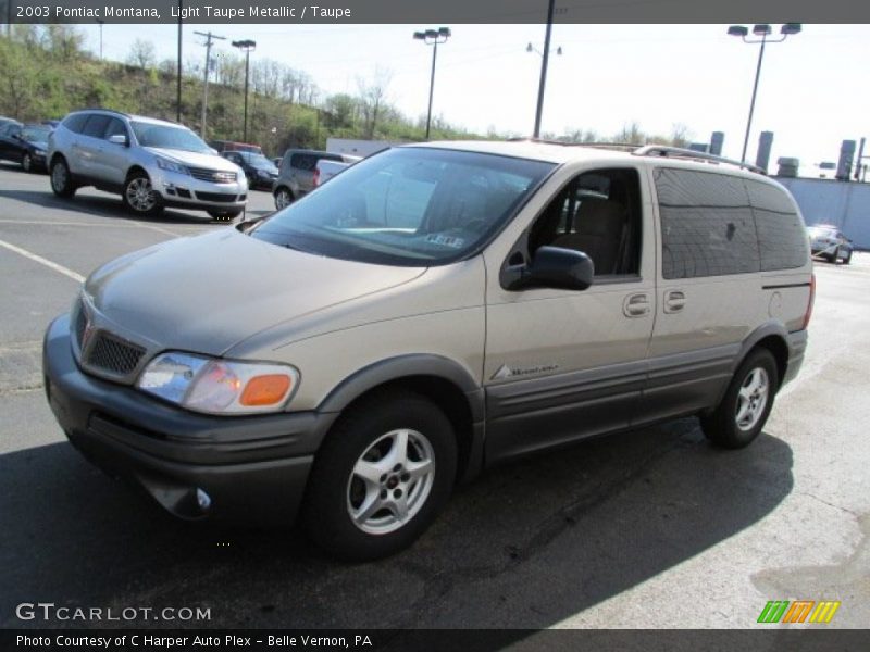 Light Taupe Metallic / Taupe 2003 Pontiac Montana