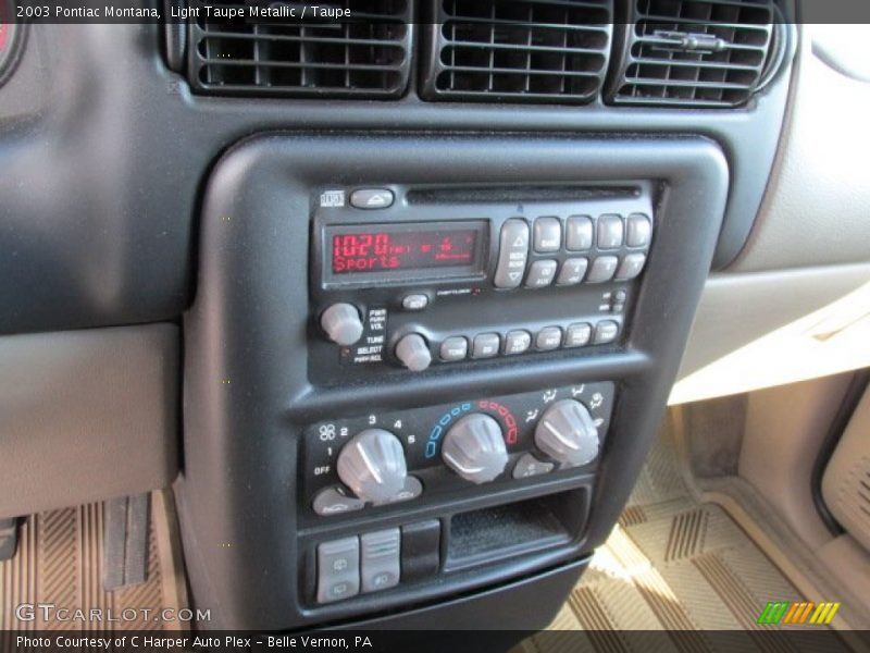 Controls of 2003 Montana 