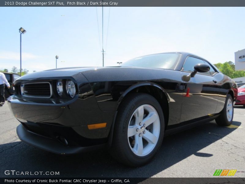 Pitch Black / Dark Slate Gray 2013 Dodge Challenger SXT Plus
