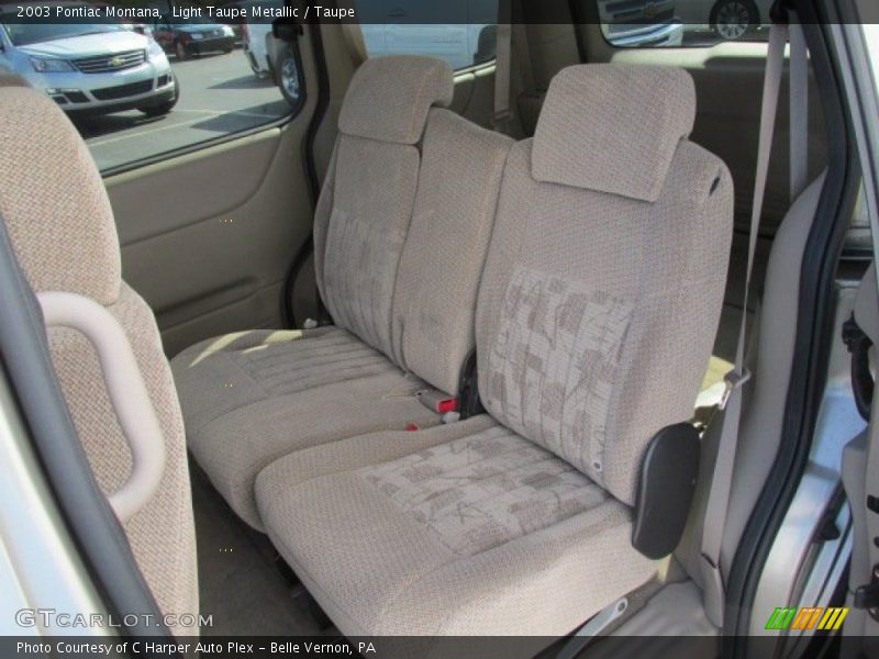 Rear Seat of 2003 Montana 