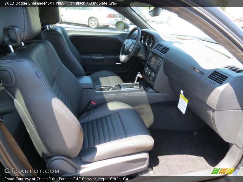 Pitch Black / Dark Slate Gray 2013 Dodge Challenger SXT Plus