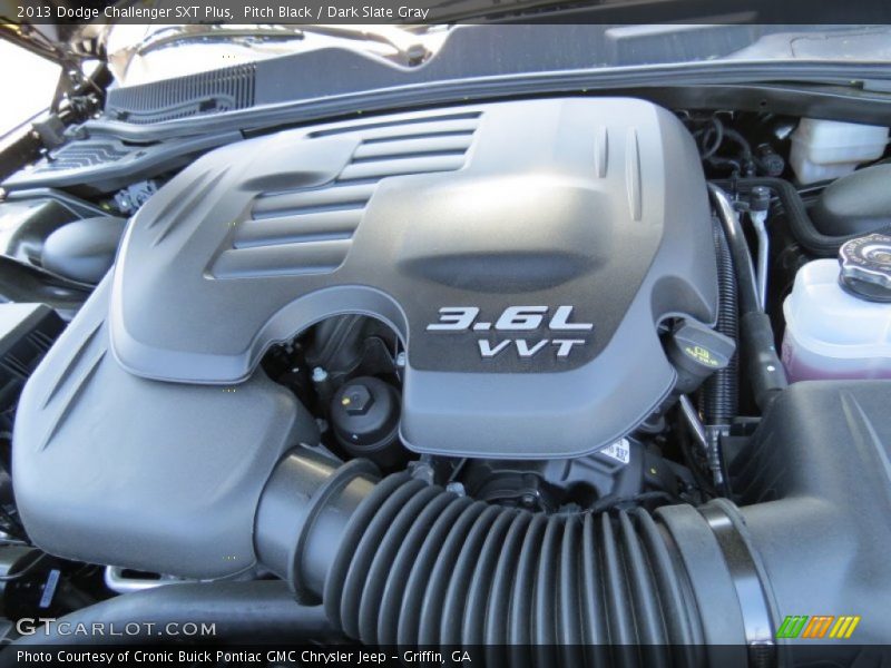 Pitch Black / Dark Slate Gray 2013 Dodge Challenger SXT Plus