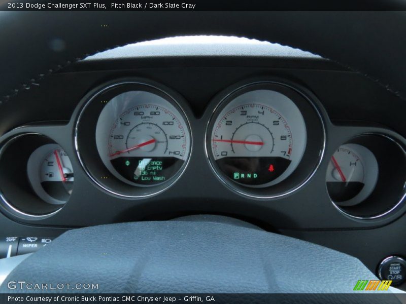 Pitch Black / Dark Slate Gray 2013 Dodge Challenger SXT Plus