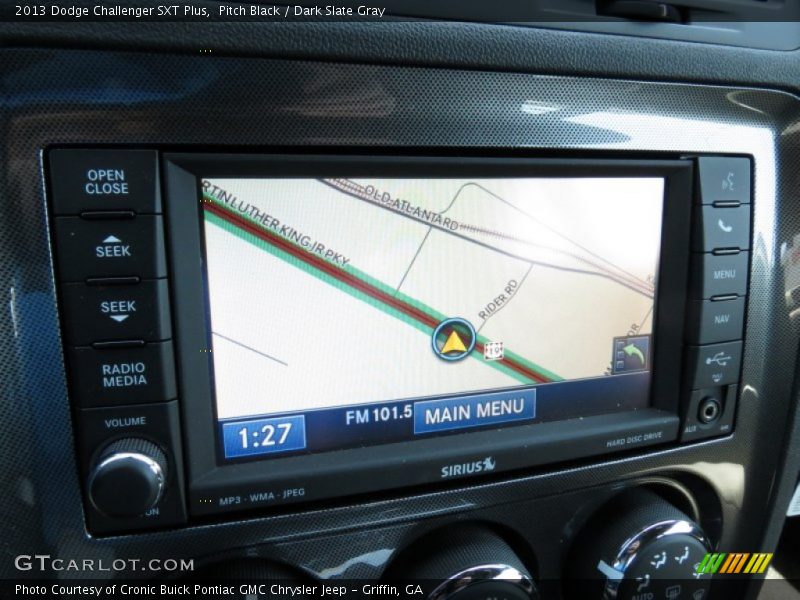 Pitch Black / Dark Slate Gray 2013 Dodge Challenger SXT Plus