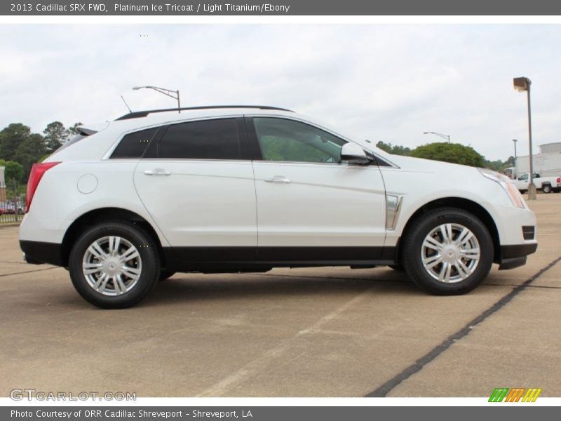 Platinum Ice Tricoat / Light Titanium/Ebony 2013 Cadillac SRX FWD