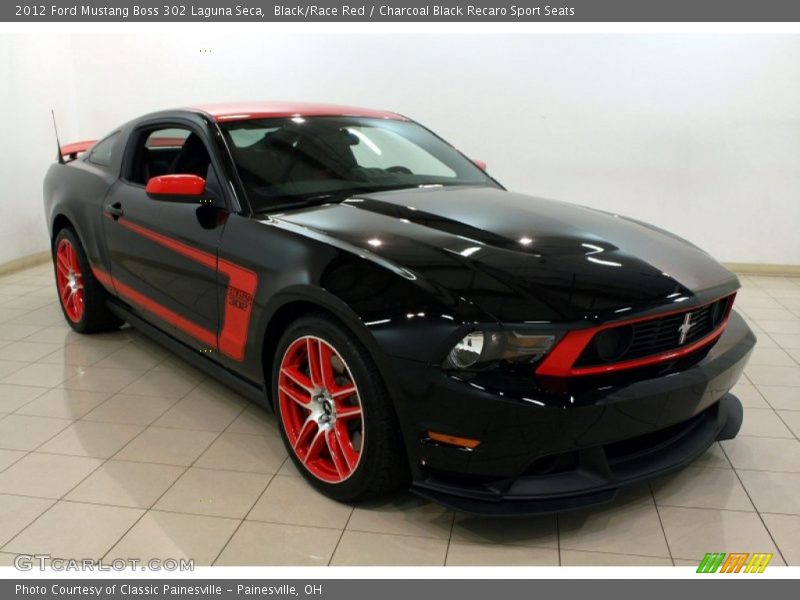 Front 3/4 View of 2012 Mustang Boss 302 Laguna Seca