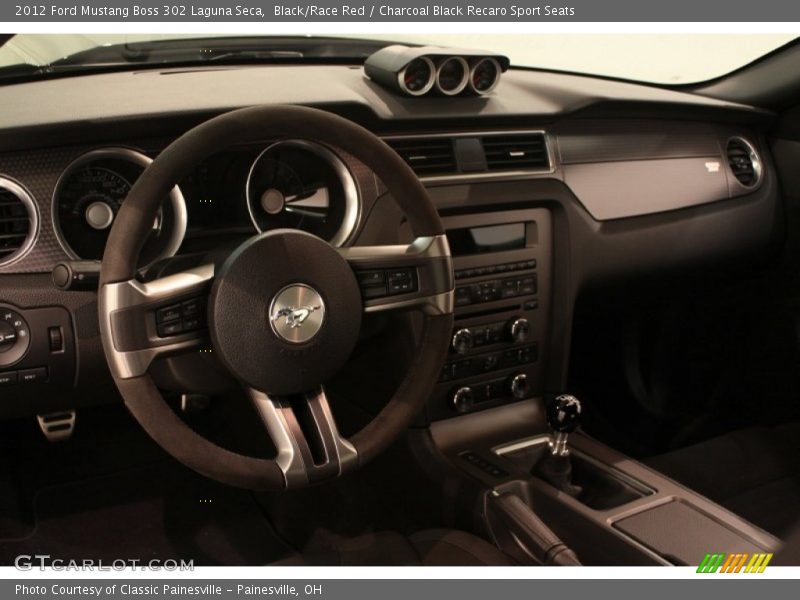 Black/Race Red / Charcoal Black Recaro Sport Seats 2012 Ford Mustang Boss 302 Laguna Seca