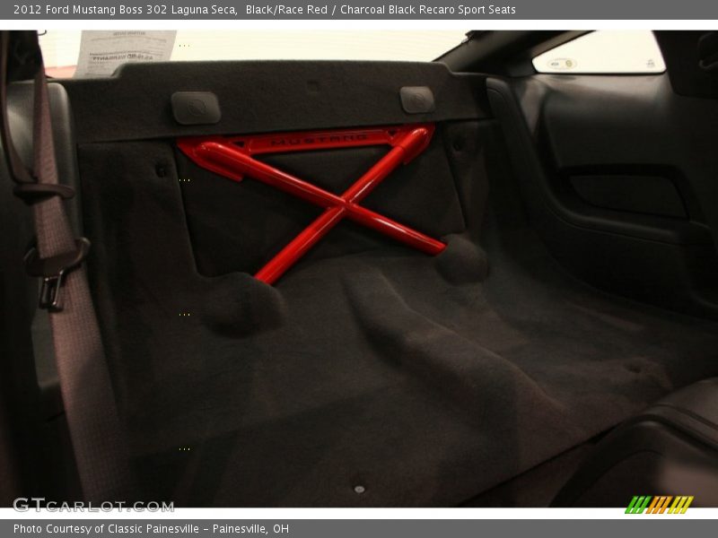 Black/Race Red / Charcoal Black Recaro Sport Seats 2012 Ford Mustang Boss 302 Laguna Seca