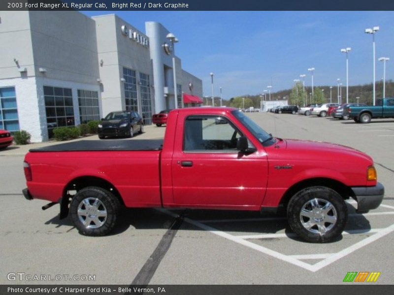 Bright Red / Dark Graphite 2003 Ford Ranger XL Regular Cab