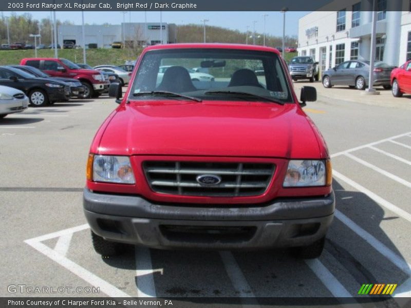 Bright Red / Dark Graphite 2003 Ford Ranger XL Regular Cab