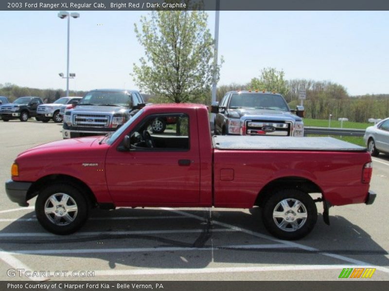 Bright Red / Dark Graphite 2003 Ford Ranger XL Regular Cab