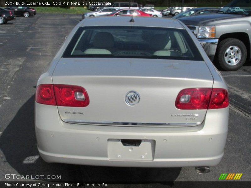 Gold Mist Metallic / Cocoa/Shale 2007 Buick Lucerne CXL