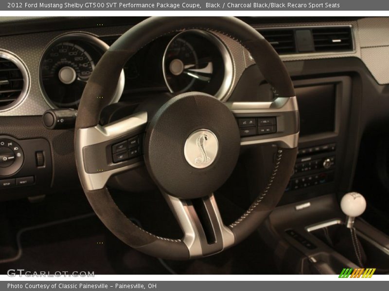  2012 Mustang Shelby GT500 SVT Performance Package Coupe Steering Wheel