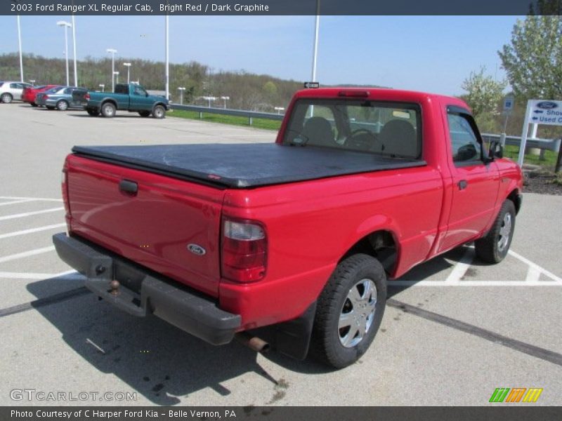 Bright Red / Dark Graphite 2003 Ford Ranger XL Regular Cab