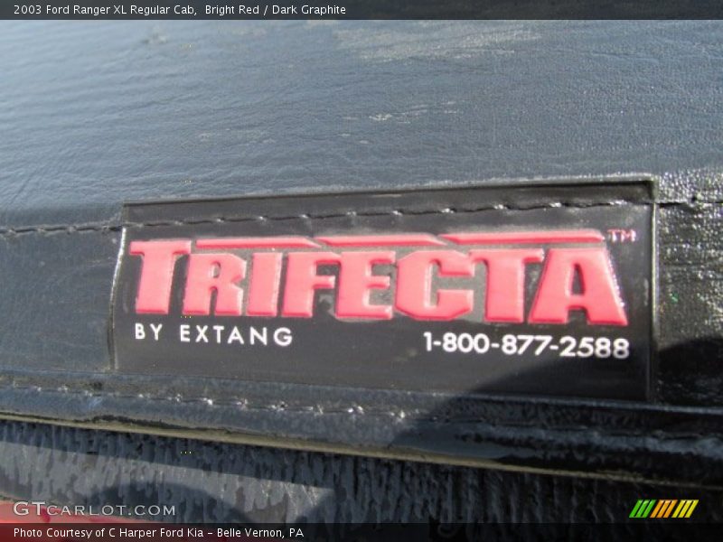 Bright Red / Dark Graphite 2003 Ford Ranger XL Regular Cab