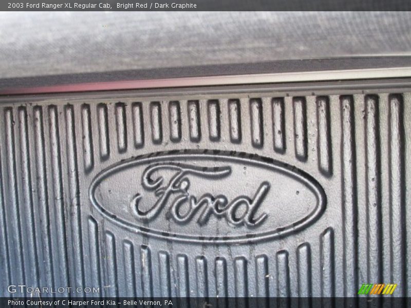 Bright Red / Dark Graphite 2003 Ford Ranger XL Regular Cab