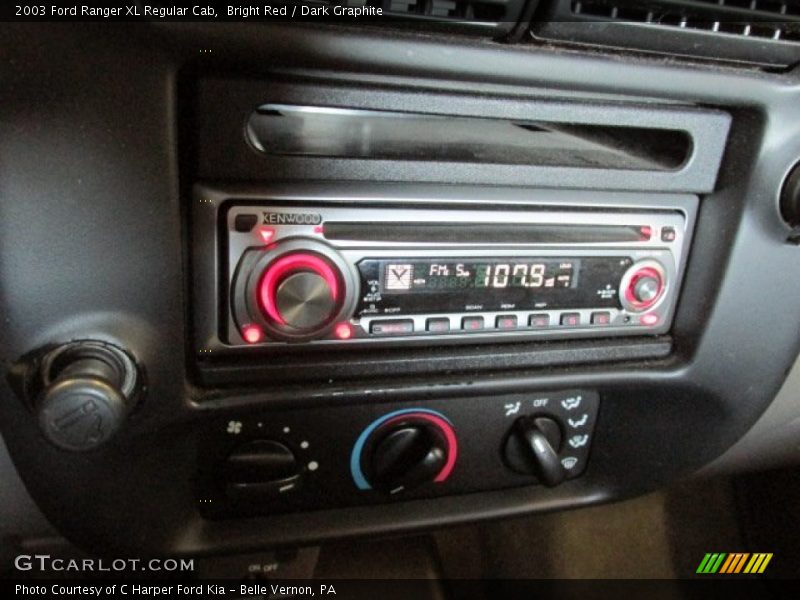 Bright Red / Dark Graphite 2003 Ford Ranger XL Regular Cab