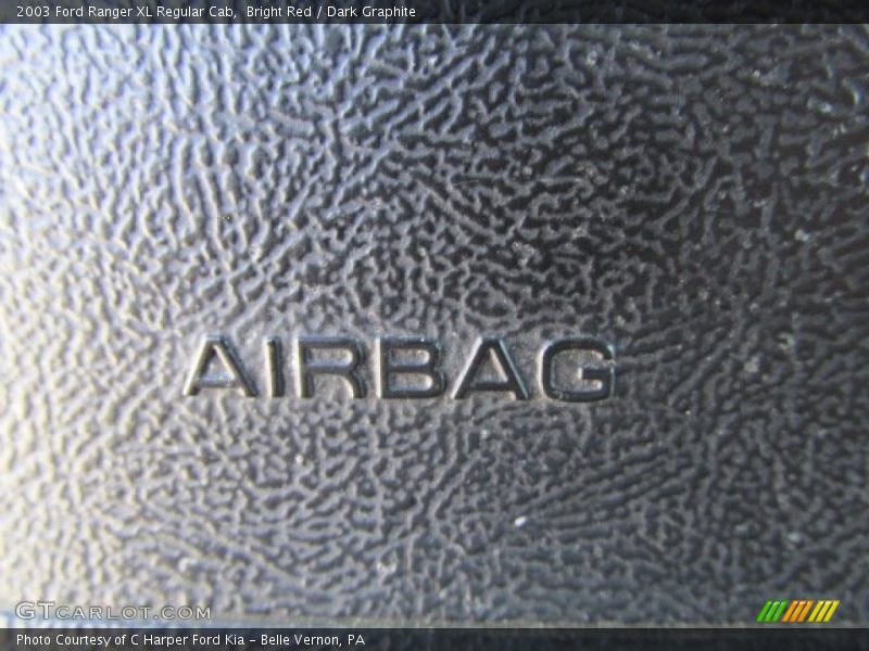 Bright Red / Dark Graphite 2003 Ford Ranger XL Regular Cab