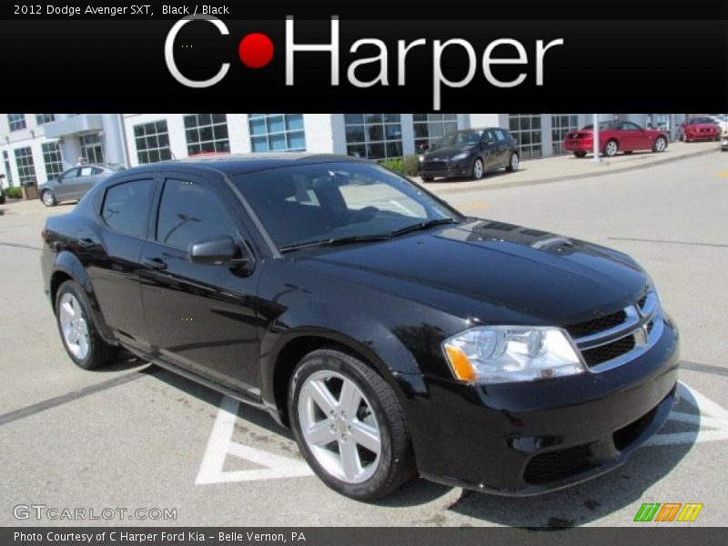 Black / Black 2012 Dodge Avenger SXT