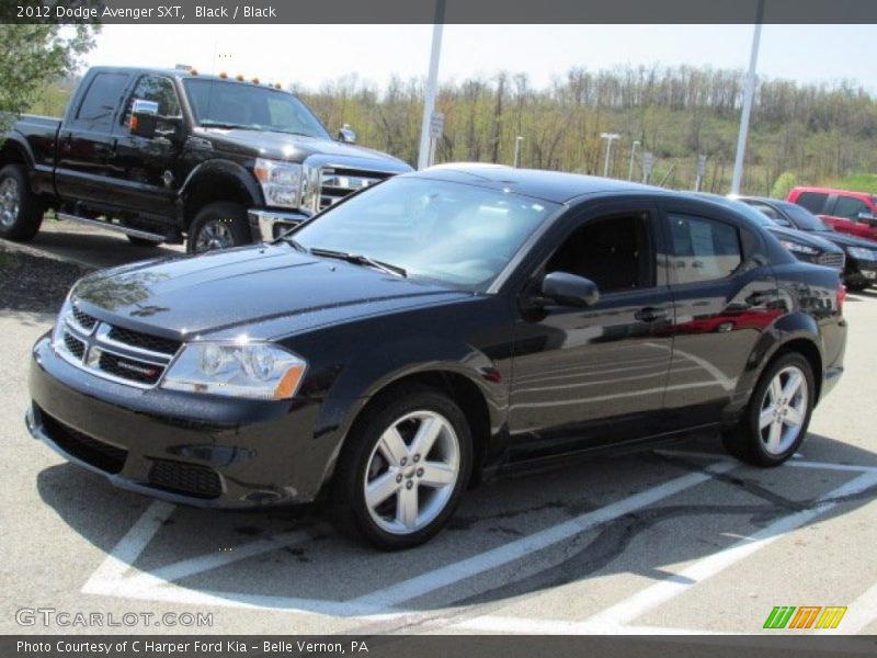 Black / Black 2012 Dodge Avenger SXT