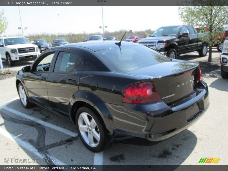 Black / Black 2012 Dodge Avenger SXT