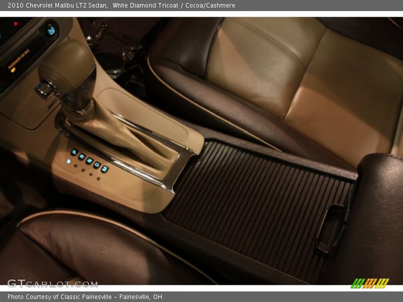 White Diamond Tricoat / Cocoa/Cashmere 2010 Chevrolet Malibu LTZ Sedan
