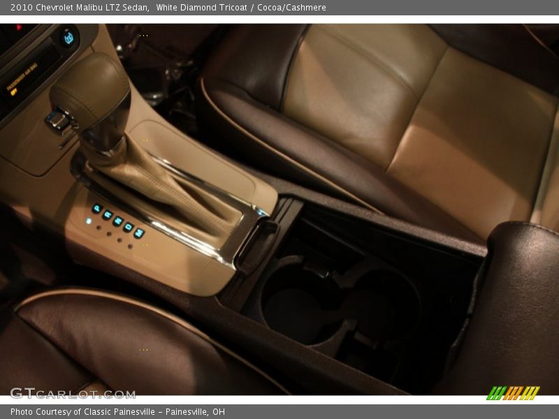 White Diamond Tricoat / Cocoa/Cashmere 2010 Chevrolet Malibu LTZ Sedan