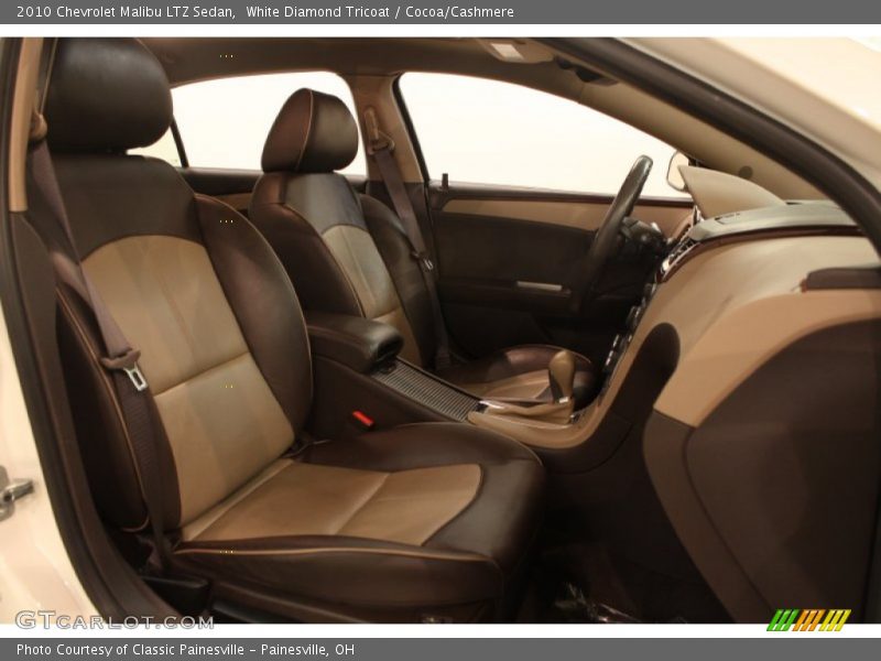 White Diamond Tricoat / Cocoa/Cashmere 2010 Chevrolet Malibu LTZ Sedan