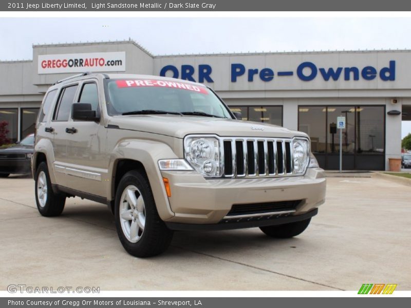 Light Sandstone Metallic / Dark Slate Gray 2011 Jeep Liberty Limited