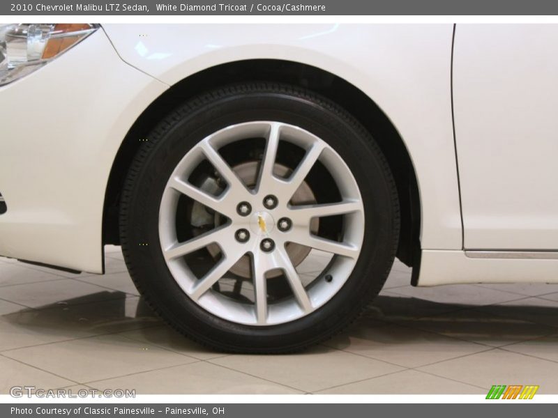 White Diamond Tricoat / Cocoa/Cashmere 2010 Chevrolet Malibu LTZ Sedan